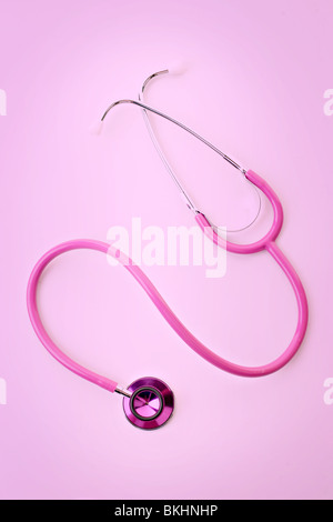 Pink Medical Instrument Medical instrument stethoscope Stock Photo - Alamy