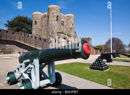 Ypres Tower and Gun Garden Museum Rye East Sussex Stock Photo