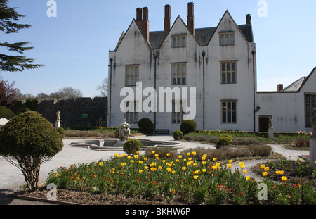 The castle at St Fagans National History Museum near Cardiff in South Wales Stock Photo