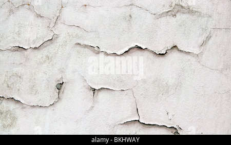 Old cracked plaster wall background Stock Photo