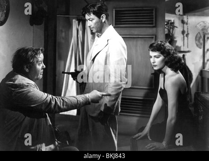 THE BRIBE (1949) CHARLES LAUGHTON, ROBERT TAYLOR, AVA GARDNER TBRB 005P Stock Photo