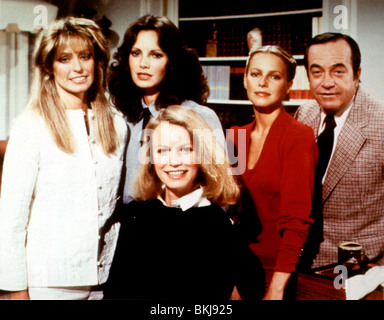 CHARLIE'S ANGELS (TV) FARRAH FAWCETT, JACLYN SMITH, SHELLEY HACK, CHERYL LADD, DAVID DOYLE CHA 050 Stock Photo