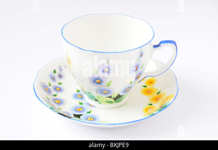 Grafton China tea cup and saucer dating from the 1930's or 1940's Stock Photo