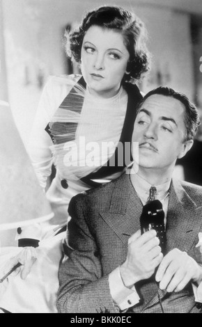 THE THIN MAN (1934) MYRNA LOY, WILLIAM POWELL TTMN 003 Stock Photo