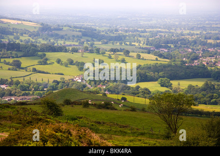 View of Wards Knob from Teggs Nose Country Park at Macclesfield in Cheshire;England; Stock Photo