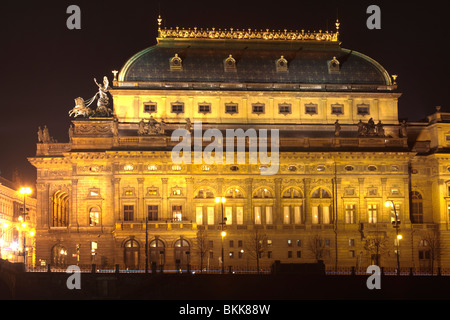 National Theatre (Národní divadlo), Prague, Czech Republic Stock Photo