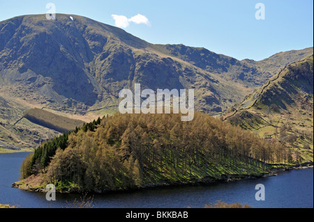 Haweswater , The Rigg and Harter Fell . Mardale , Lake District National Park , Cumbria , England , United Kingdom , Europe . Stock Photo