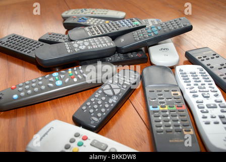 Remote controls Stock Photo