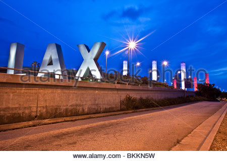 LAX Airport Sign Los Angeles Stock Photo: 25968545 - Alamy