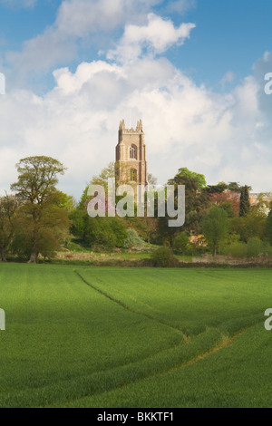 Great Britain England Suffolk Stoke by Nayland Church of St Mary Constable Country Springtime Stock Photo