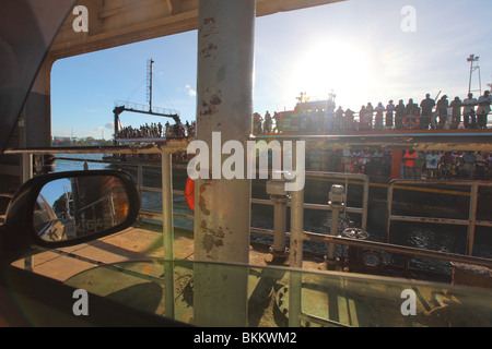Kenya, Mombasa, East, Africa, West Kenya, ferry Stock Photo
