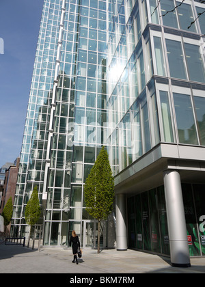 Drapers gardens, headquarters of BlackRock asset management, global investment management, and risk management firm Stock Photo