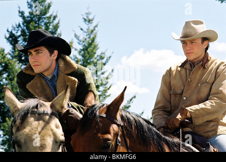 BROKEBACK MOUNTAIN (2005) JAKE GYLLENHAAL, HEATH LEDGER BRMO 001 - AC Stock Photo