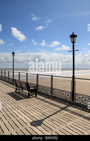 The Pier at Skegness in Lincolnshire, was built in 1881 Stock Photo