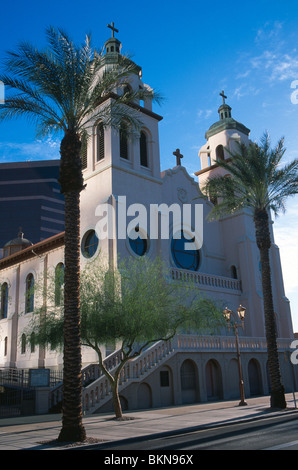 St Mary's Basilica in Phoenix Arizona. Stock Photo