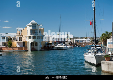 Knysna Waterfront & Quay, Garden Route, South Africa Stock Photo