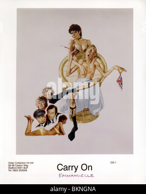 CARRY ON EMMANUELLE (1978) POSTER COEM 001CP Stock Photo