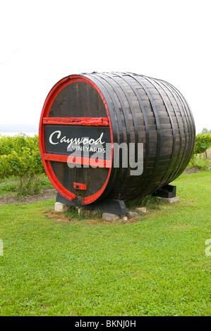 Winery in Finger Lakes Region New York Stock Photo