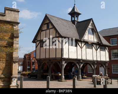 The Old Grammar School in Market Harborough, Leicestershire England UK Stock Photo