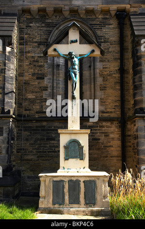 jesus christ on cross outside gran madre di dio church in rome Stock ...