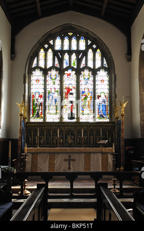 Altar and Chancel of St Mary's Church, Studley Royal, Yorkshire Stock ...