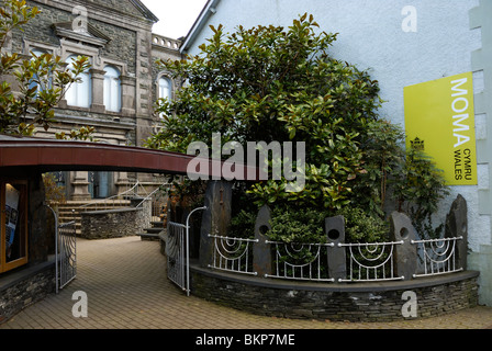 Museum of Modern Art at The Tabernacle, a former Wesleyan chapel, Machynlleth, Wales. Stock Photo