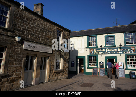 the bakewell pudding factory in Bakewell town Peak District Derbyshire England UK Stock Photo