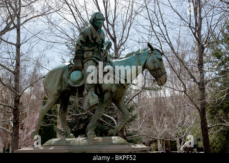 Nevada Carson City bronze sculpture of Kit Carson by artist Buckeye ...