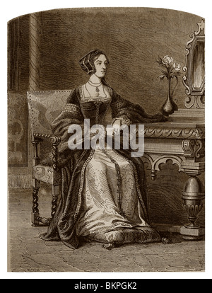 Anne de Boleyn (towards 1501-1536): Queen Consort of England from 1533 to 1536. Stock Photo