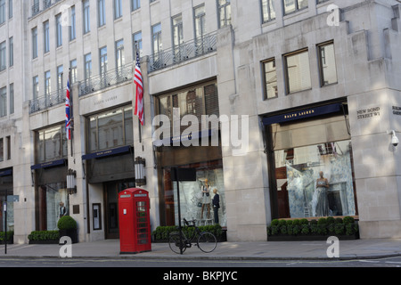 Ralph Lauren Flagship store in New Bond Street, London. Stock Photo