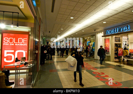 Montreal Trust Shopping Mall Montreal Canada part of the underground city Stock Photo