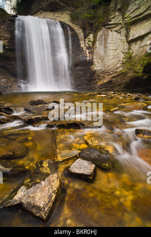 Off of US-276 in the Pisgah Forest is Looking Glass Falls in Brevard ...