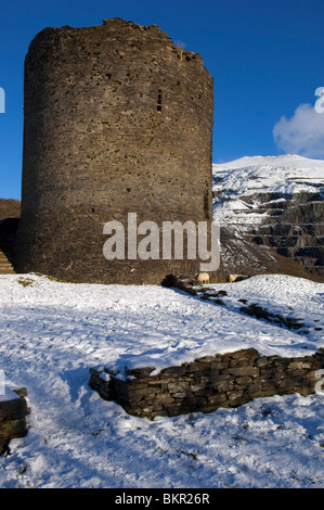 Wales, Gwynedd, Snowdonia. Dolbadarn Castle one of the great castles built by the Welsh princes in the 13th Century Stock Photo