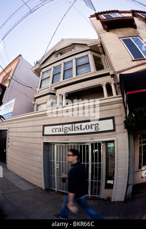 Craigslist Headquarters in Victorian House in San Francisco, USA