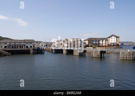 The Entrance to Penarth Marina in Cardiff Bay, Wales UK Stock Photo