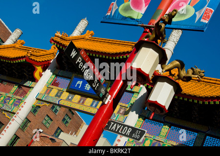 Chinatown Vancouver Canada Stock Photo