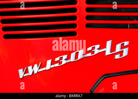 Volkswagen Beetle 1303, Badge Detail Stock Photo