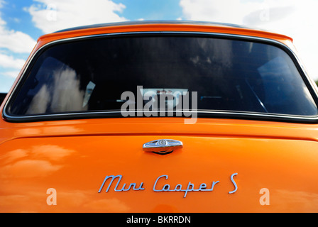Mini Cooper S 1961–2000, Badge Detail - 2010 Stock Photo