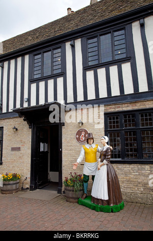 Oliver Cromwell's 13th century house now the Tourist Information Centre Ely Cambridgeshire UK Stock Photo