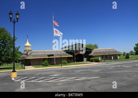 The National Toy Train Museum in Strasburg, Lancaster County, PA. Stock Photo