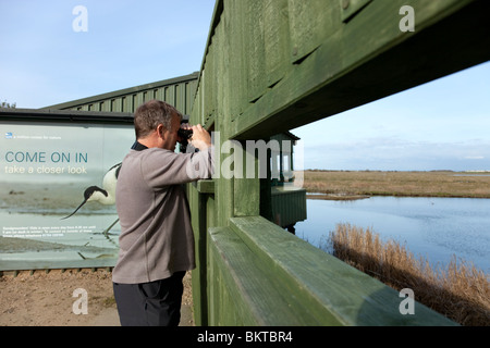 RSPB Marshside Southport Stock Photo