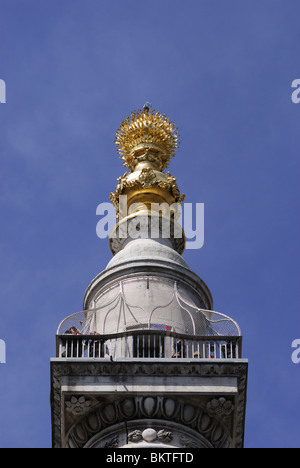 Great Fire of London Monument, London, England UK Stock Photo