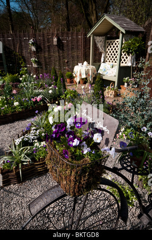 'Irene's Garden' show garden at the RHS Show in Cardiff in 2010 Stock Photo