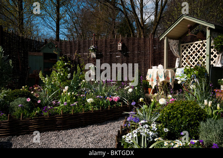 'Irene's Garden' show garden at the RHS Show in Cardiff in 2010 Stock Photo