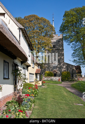 The village of Wendens Ambo, Essex, England. Stock Photo