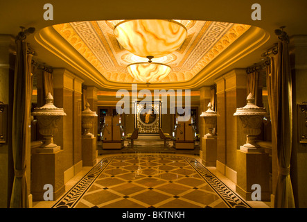 Interior of lobby at the CEASARS PALACE HOTEL - LAS VEGAS, NEVADA Stock Photo