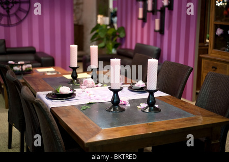 classic  table setting Stock Photo