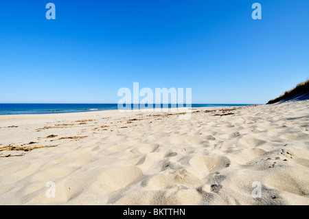 Sandy Coast Guard Beach in Eastham, Cape Cod National Seashore, Massachusetts USA Stock Photo