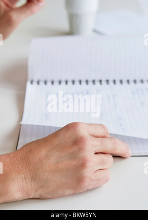 Notebook, close up Stock Photo - Alamy