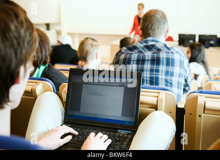 Computer class Stock Photo